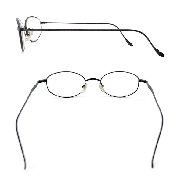 Calvin Klein Vintage Titanium Frames Prescription Ready Eyeglasses Graphite 90s - Picture 3 of 9